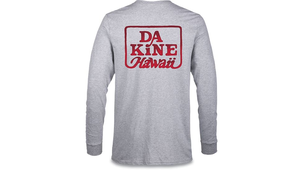 Dakine Classic Brush L-S, GREY HEATHER / RED, M, 10001311-ET/-M