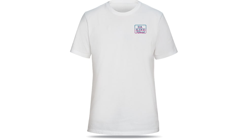 Dakine Classic Brush T Shirt, WHITE / BLUE, M, 10000933-ITE/LUE-M