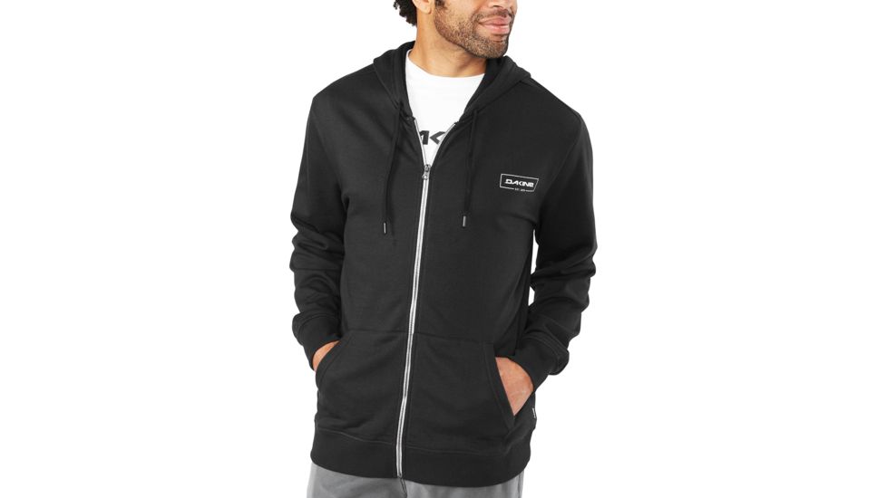 Dakine Cove Lightweight Fullzip Hoodie - Mens, Black, 2XL, 10001607-BLACK-91M-XXL