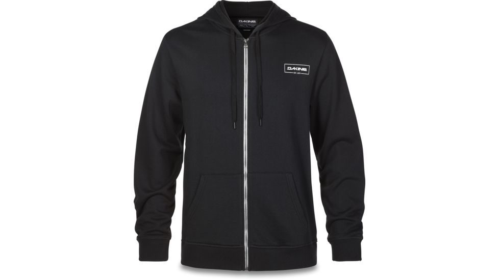 Dakine Cove Lightweight Fullzip Hoodie - Mens, Black, 2XL, 10001607-BLACK-91M-XXL