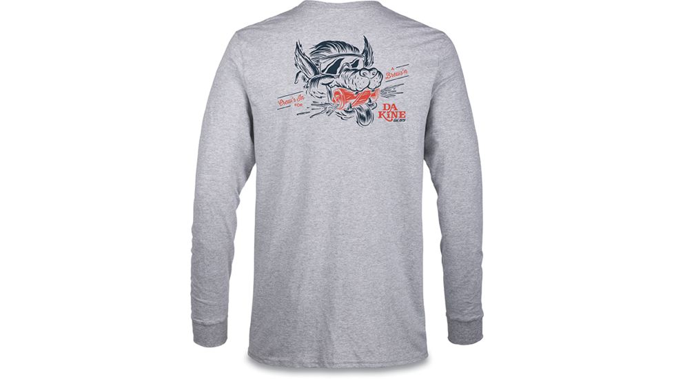 Dakine Crews In L-S, GREY HEATHER, S, 10001875-ETE