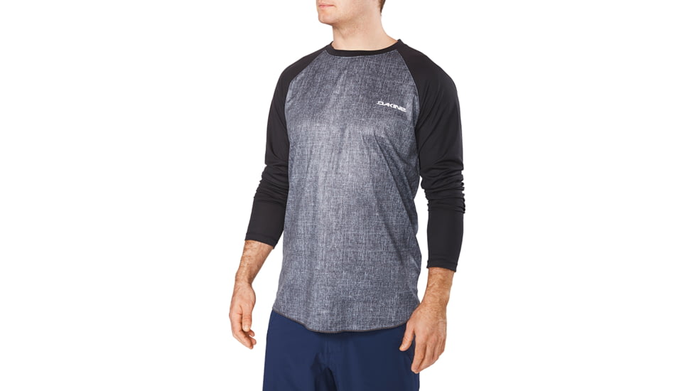 Dakine Dropout L-S Jersey, CARBON / BLACK, S, 10001702-O/LK