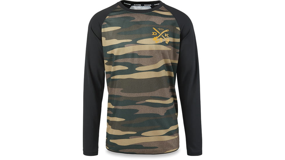 Dakine Dropout L-S Jersey, FIELD CAMO, XXL, 10001702-IELMO-XXL