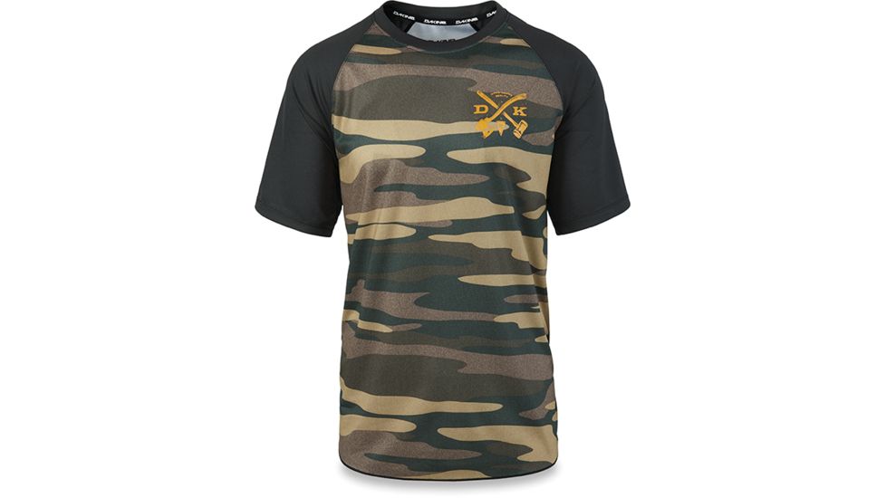 Dakine Dropout S-S Jersey, FIELD CAMO, S, 10001703-IELMO