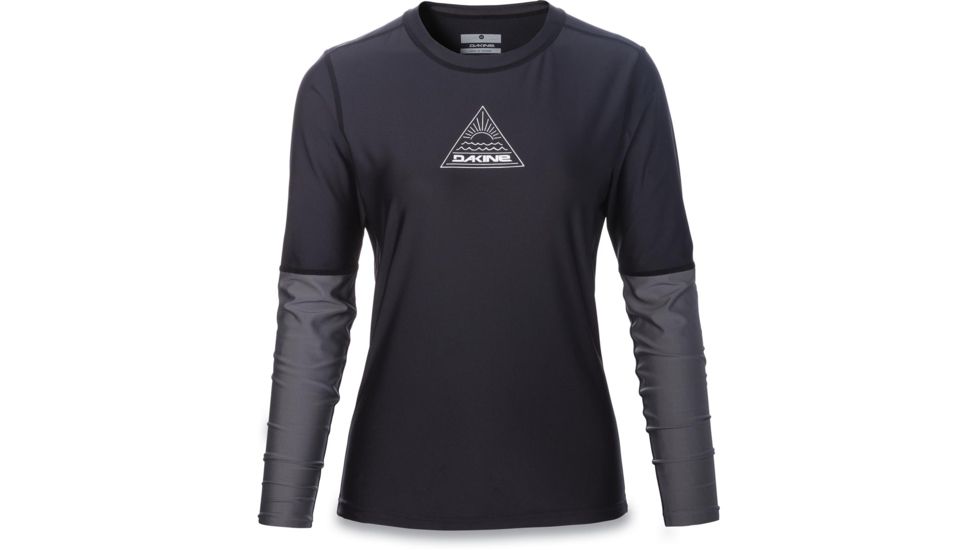Dakine Flow Loose Fit Long Sleeve Rashguard - Women's-Black-Large