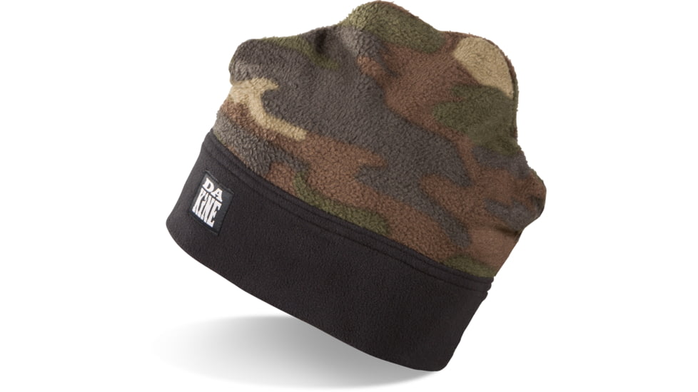 Dakine Foster Fleece Beanie - Mens, Black / Camo, One Size, 10002112-BC-91M-OS