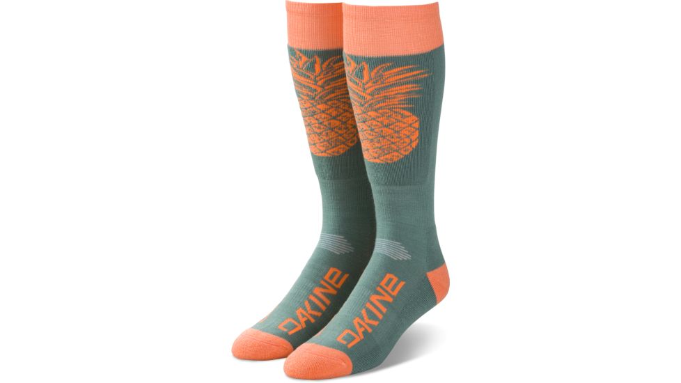 Dakine Freeride Sock - Womens, Pineapple, Small/Medium, 10002140-P-91M-S/M