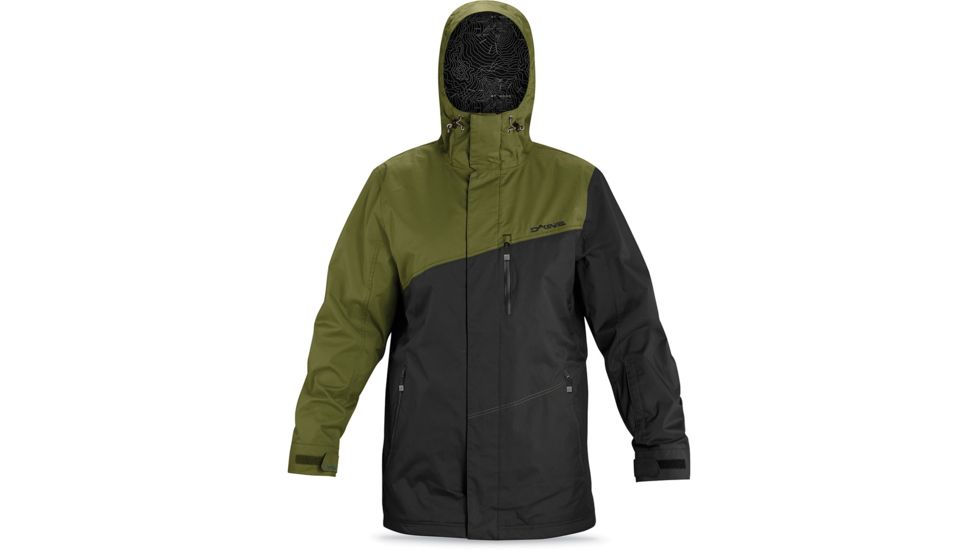 Dakine Ledge II Insulated Jacket - Men's-Black/Cypress-Medium