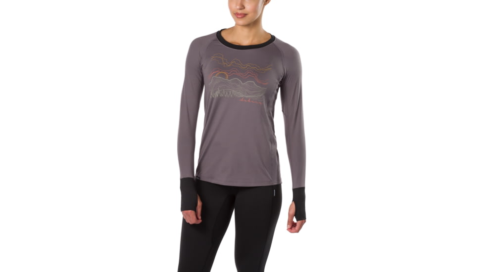 Dakine Lupine Lightweight Top - Womens, Shark / Black, Extra Small, 10001975-S-91M-XS