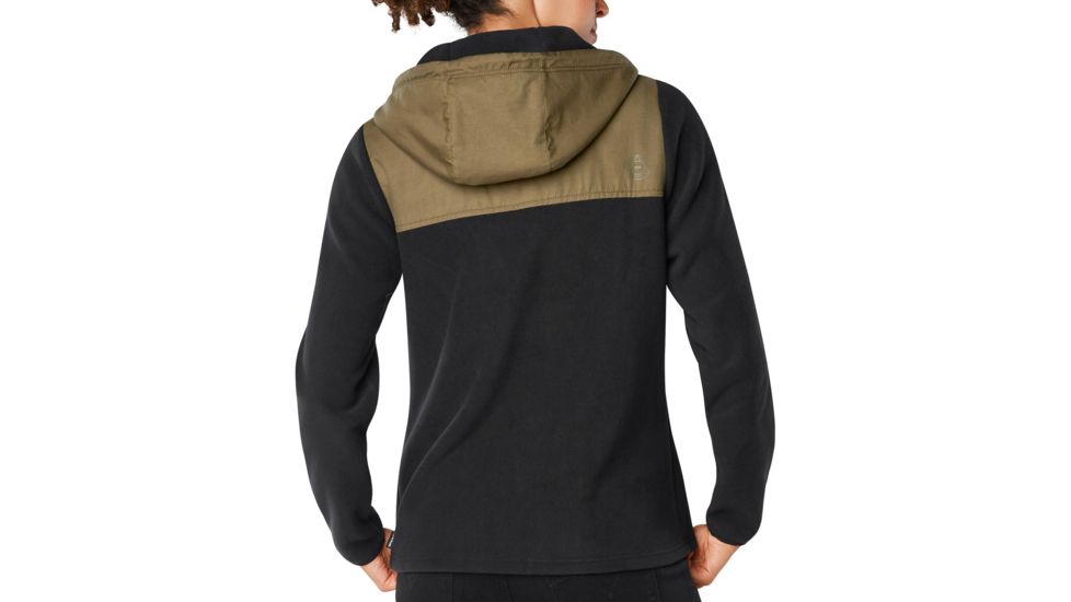 Dakine Parker Fleece - Womens, Black / Dark Olive, L, 12556-BLIV-L