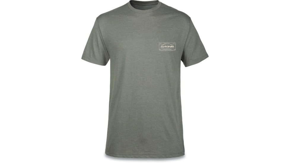 Dakine Peak To Peak T-Shirt - Mens, Platinum Heather, 2XL, 10001540-P-91M-XXL