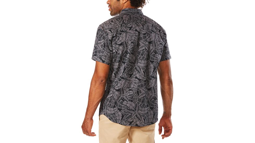 Dakine Poipu S-S Woven, BLACK STENCIL PALM, M, 10001175-LKSTLM-M