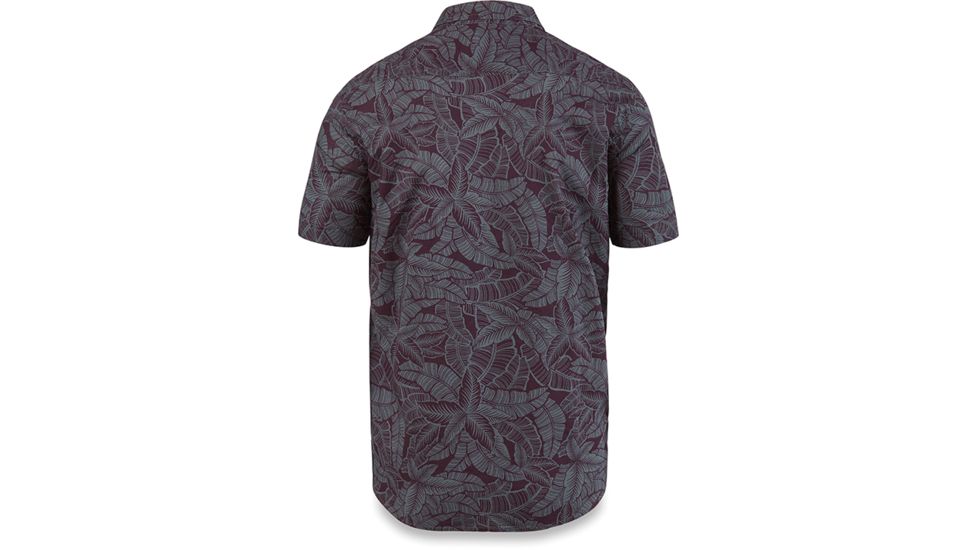 Dakine Poipu S-S Woven, PLUM SHADOW STENCIL PALM, S, 10001175-LSSTLM