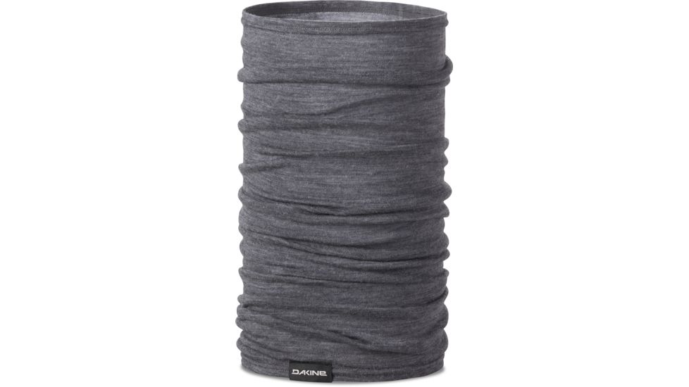 Dakine Prowler Merino Neck Tube, Charcoal, One Size, 10002100-CHARCOAL-91M-OS