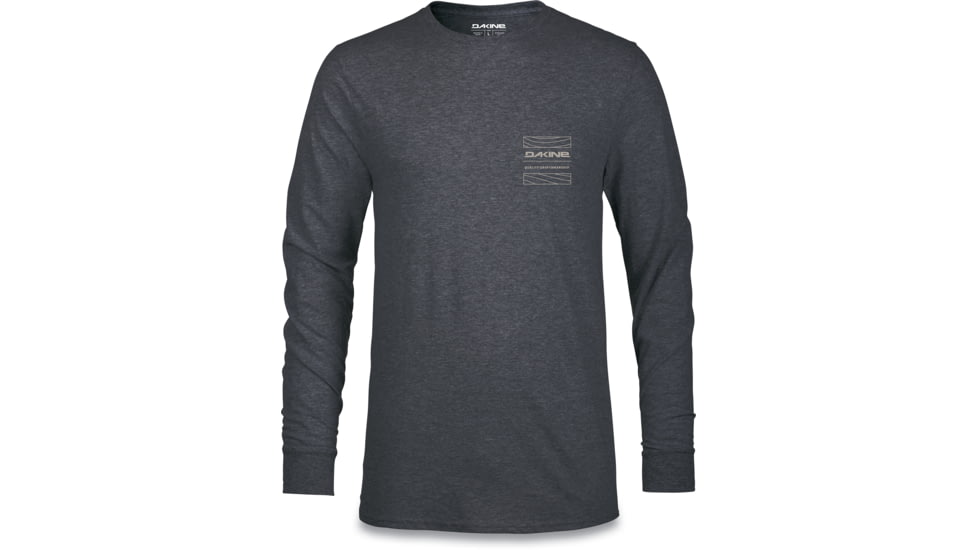 Dakine R2R Long Sleeve Tech T-Shirt - Mens, Heather Black, Small, 10002083-HB-91M-S