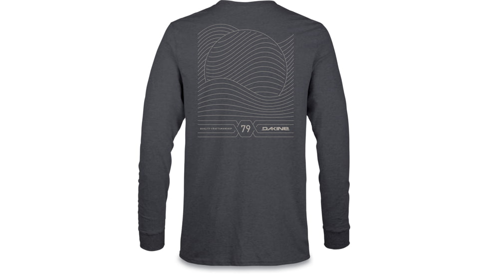 Dakine R2R Long Sleeve Tech T-Shirt - Mens, Heather Black, Small, 10002083-HB-91M-S