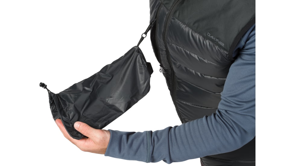 Dakine Recoil Reversible Down Vest - Mens, Black, Extra Large, 10001983-BLACK-91M-XL