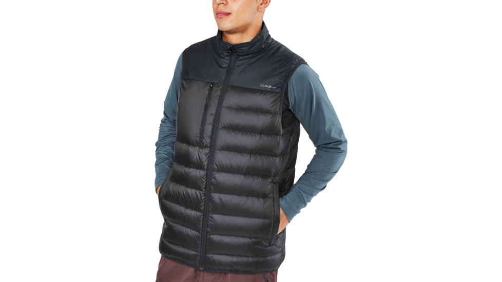 Dakine Recoil Reversible Down Vest - Mens, Black, Extra Large, 10001983-BLACK-91M-XL