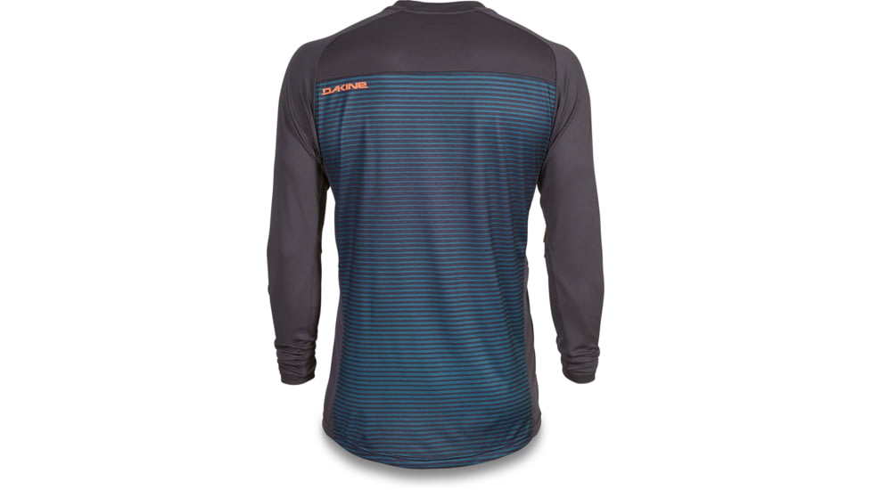 Dakine Syncline Long Sleeve Jersey, Slate Blue Stripe, 2XL, 10002231-SLATEBLUST-XXL