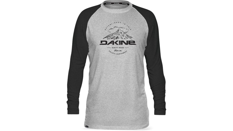 Dakine Tech-T Long Sleeve Shirt - Men's-Heathered Grey Mt. Hood-Small
