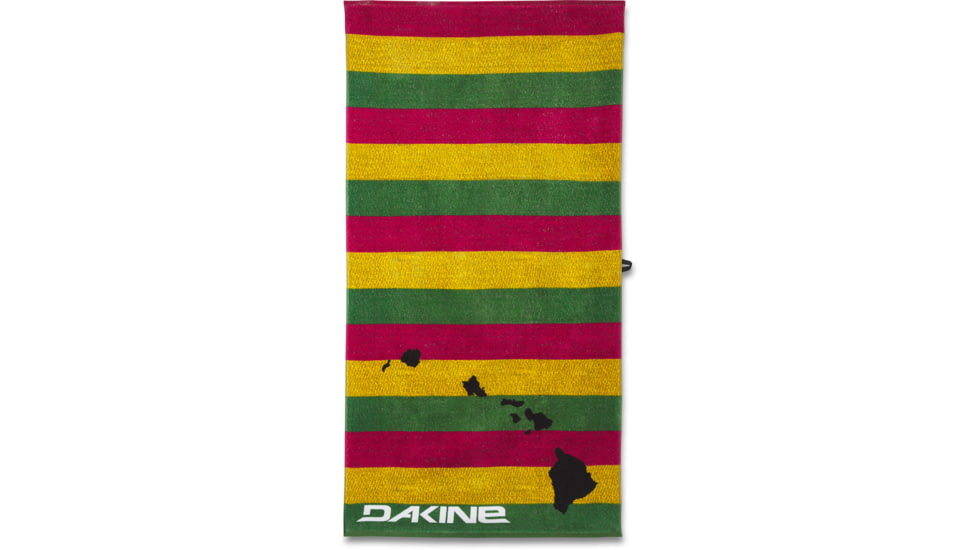 Dakine Terry Beach Towel, Rasta, One Size, D.100.6827.952.OS