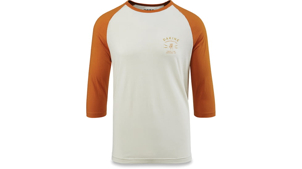 Dakine Walker 3-4 Baseball Tee, DESERT SUN, XXL, 10001612-ESETSU-XXL