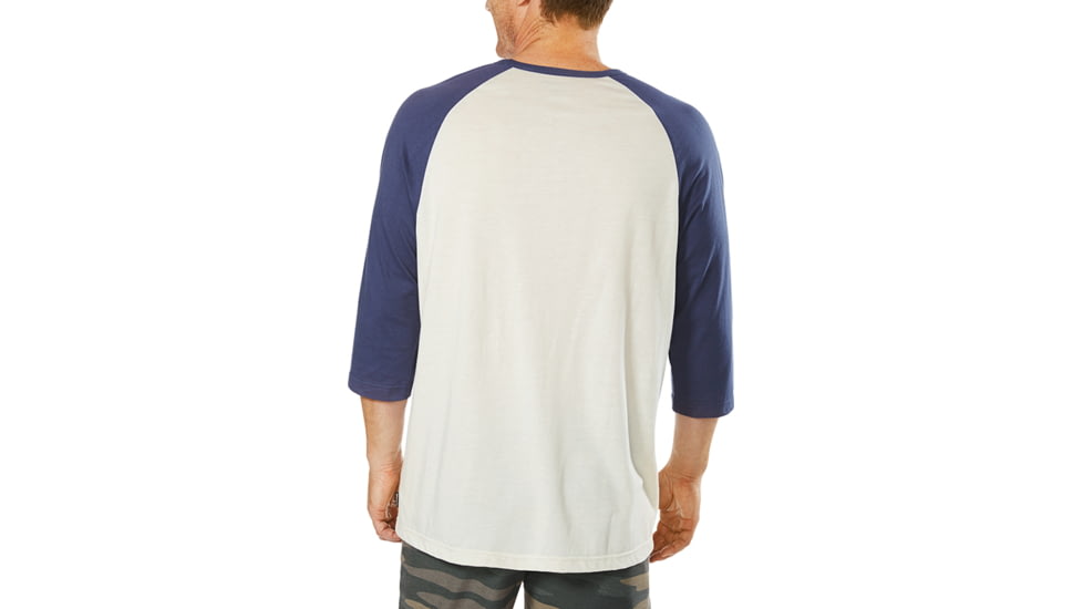 Dakine Walker 3-4 Baseball Tee, WASHED INDIGO, XXL, 10001612-SEIO-XXL