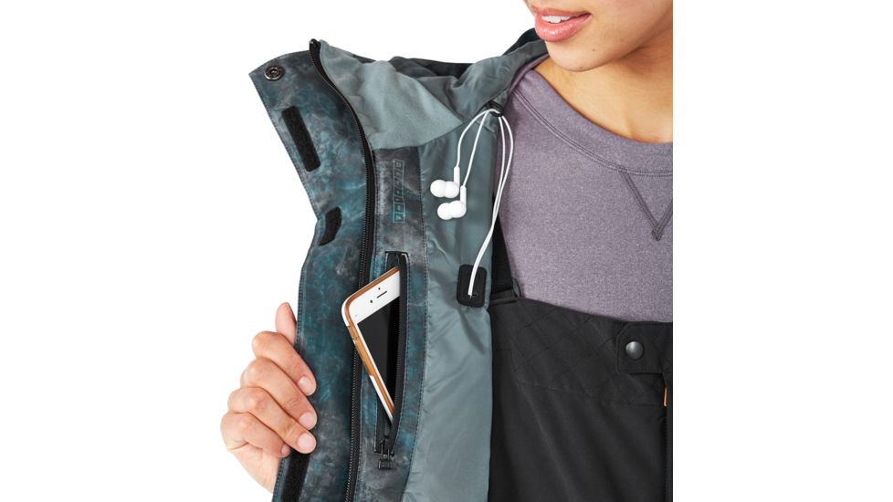 Dakine Weatherby Jacket - Womens, Black / Madison, Extra Small, 10001340-BLK/M-81M-XS