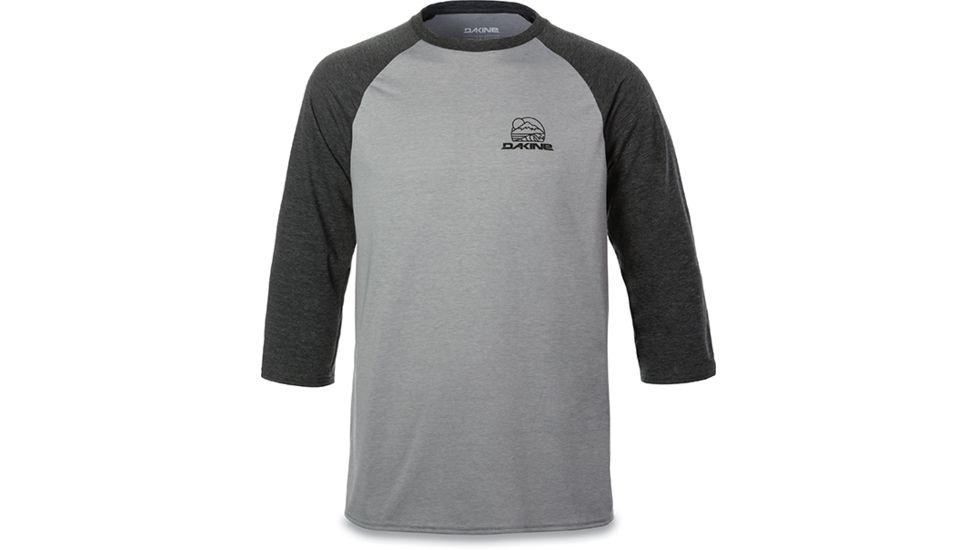 Dakine Well Rounded 3-4 Raglan Tech T, HEATHER DARK GREY, L, 10001866--L