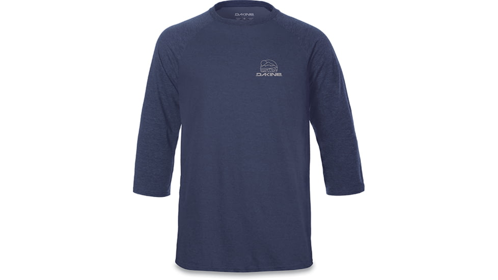 Dakine Well Rounded 3-4 Raglan Tech T, HEATHER NAVY, M, 10001866-ETEV-M