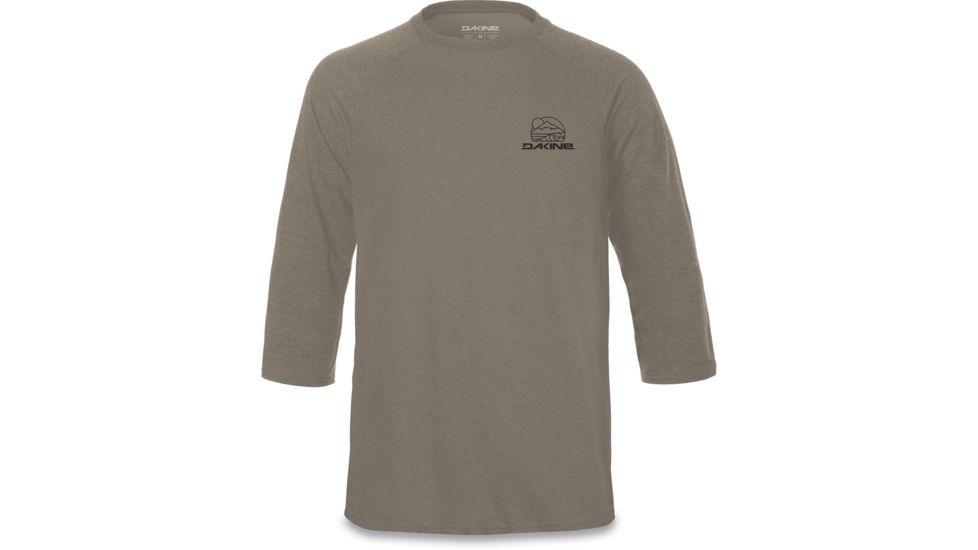 Dakine Well Rounded 3/4 Raglan Tech T - Mens, Grit, Small, 10002342-GRIT-S