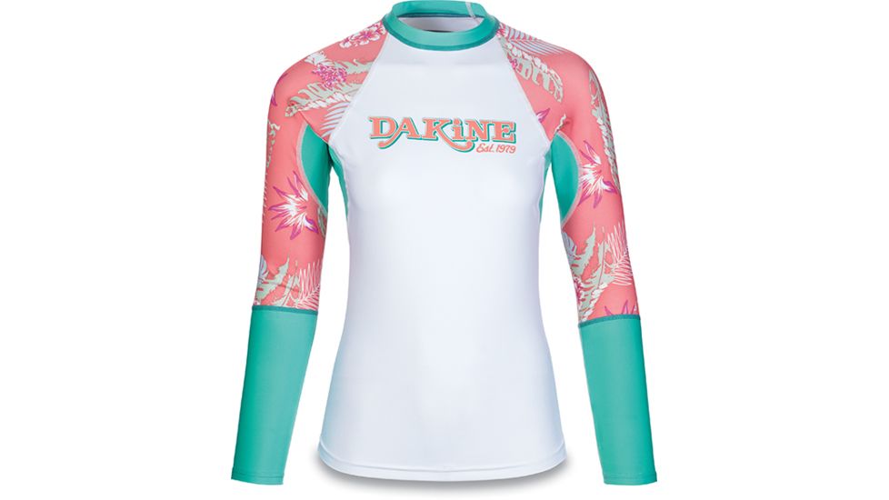 Dakine WomenS Flow Print Snug Fit L-S, WAIKIKI, XS, 10001677-IKIKI-XS