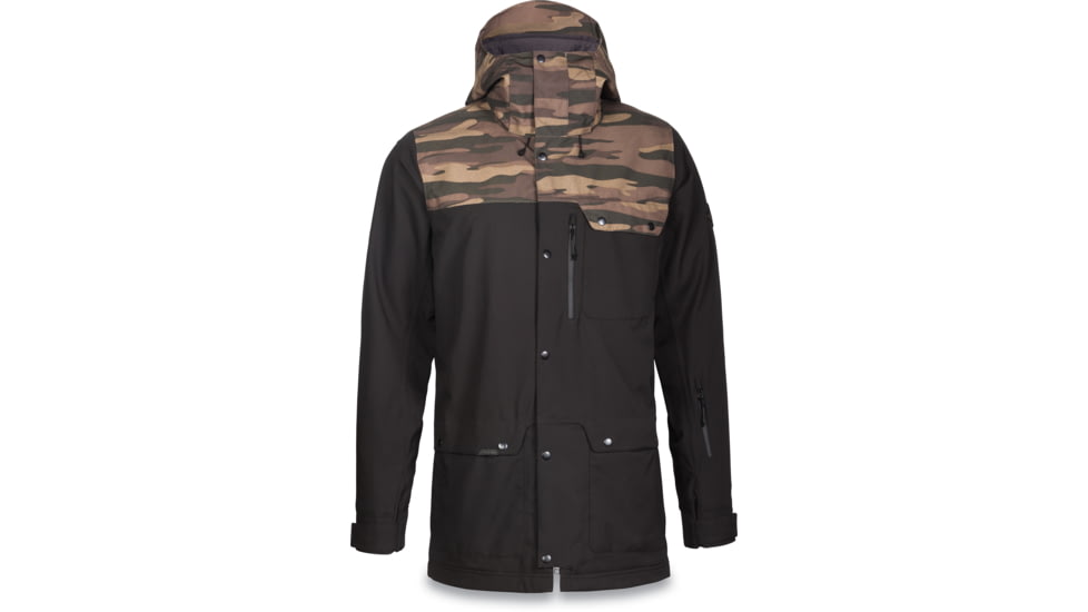 Dakine Wyeast Jacket - Men's, Black/Field Camo, Medium, 390309