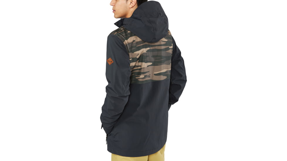Dakine Wyeast Jacket - Men's, Black / Field Camo, Small, 10001958-BF-91M-S