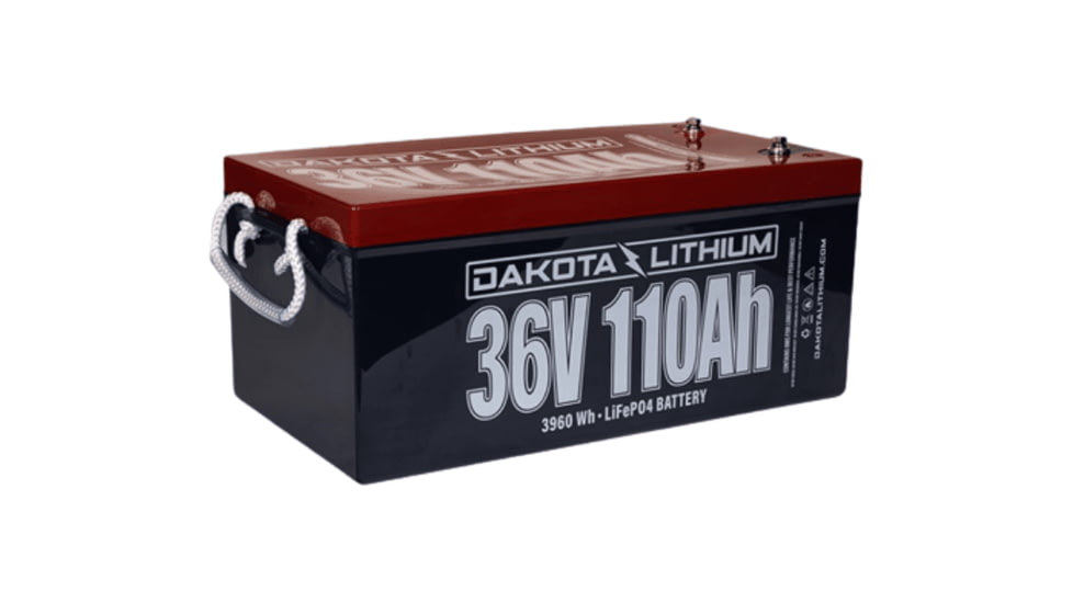 Dakota Lithium 36V 110Ah Deep Cycle Lifepo4 Single Battery, PID36V110Ah
