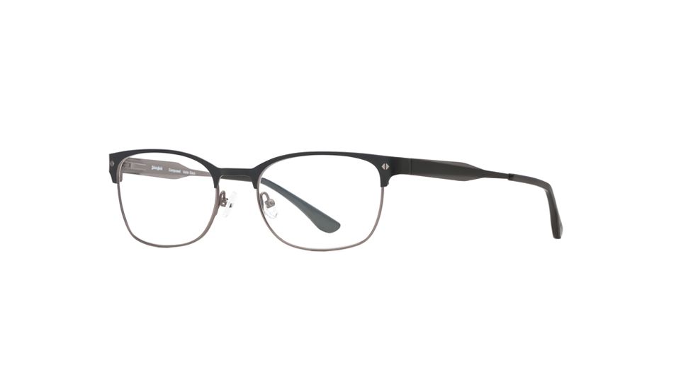 Dakota Smith Composed SEDS COMP00 Eyeglass Frames - Matte Black SEDS COMP005550 BK