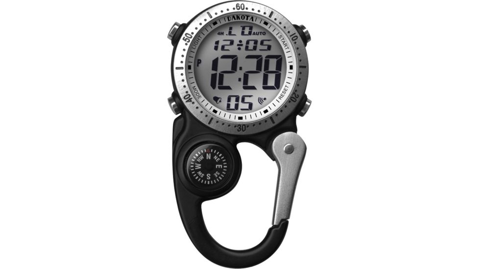 Dakota Watches Digital Mini Clip, Black, 3086-3