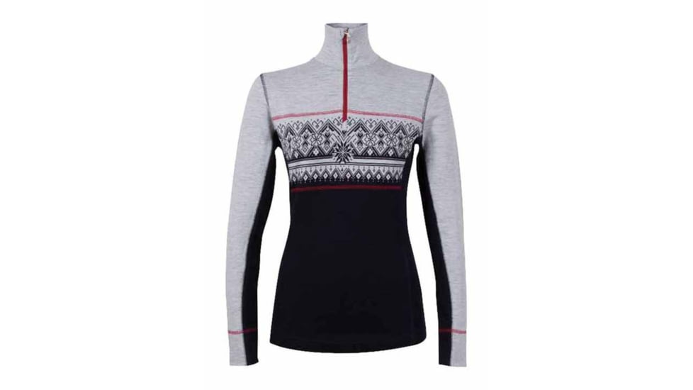 Dale of Norway Rondane Sweater - Womens, Navy/White/Rasberry, Medium, 92681-C-M