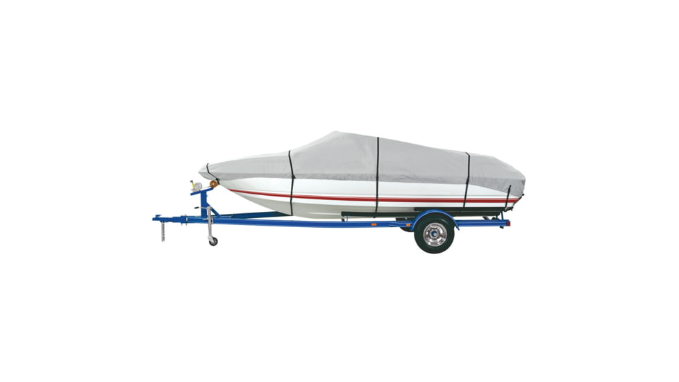 Dallas Manufacturing Co. Heavy Duty Polyester Boat Cover C - 16'-18.5' Fish, SKI &amp; Pro-Style Bass Boats- Beam Wth to 94&quot; 36868