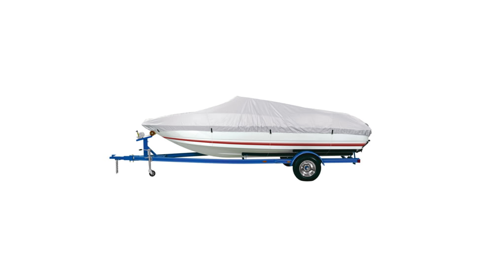 Dallas Manufacturing Co. Polyester Boat Cover B - 14'-16' V-Hull, Runaboats &amp; Alum. Bass Boats - Beam to 90&quot; 36862