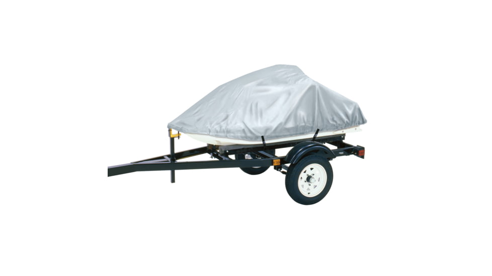 Dallas Manufacturing Co. Polyester Personal Watercraft Cover A, Fits 2 Seater Model Up To 113&quot;L x 48&quot;W x 42&quot;H - Silver 59964