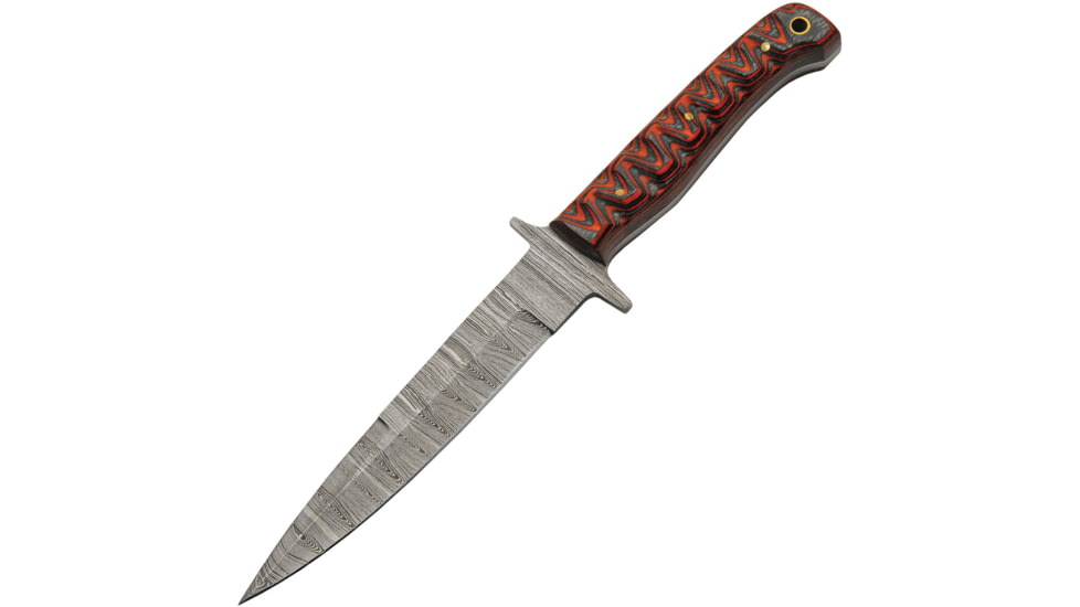 Damascus 10.5 Pig Sticker Red Ws