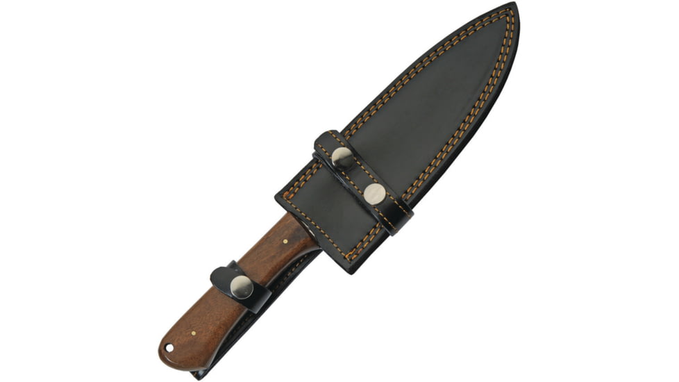 Damascus Fixed Blade Wood DM1279