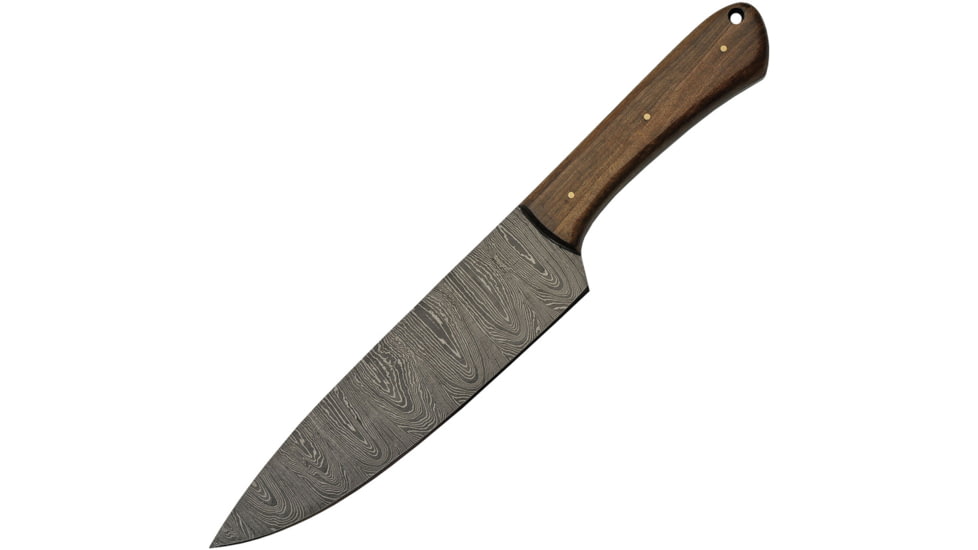 Damascus Fixed Blade Wood DM1279
