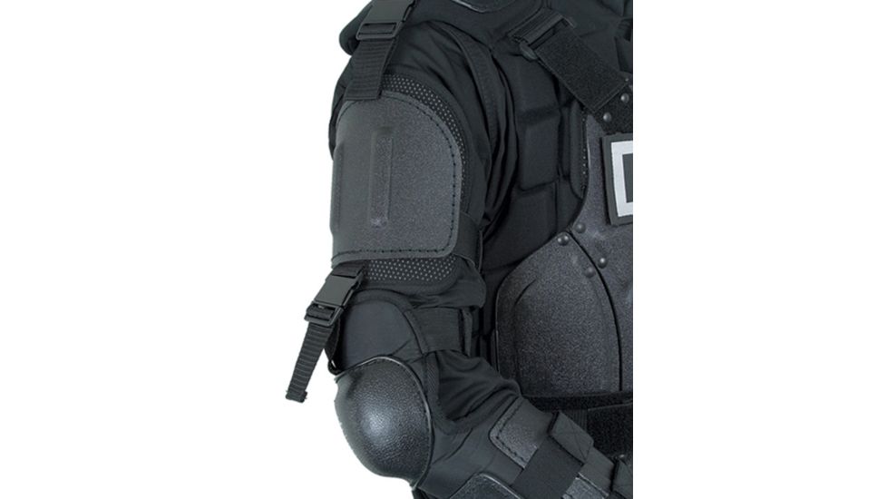 Damascus FX1 Protective Gear FlexForce Modular Hard Shell Full Body Crowd Control System, Large, Black, FX1LG