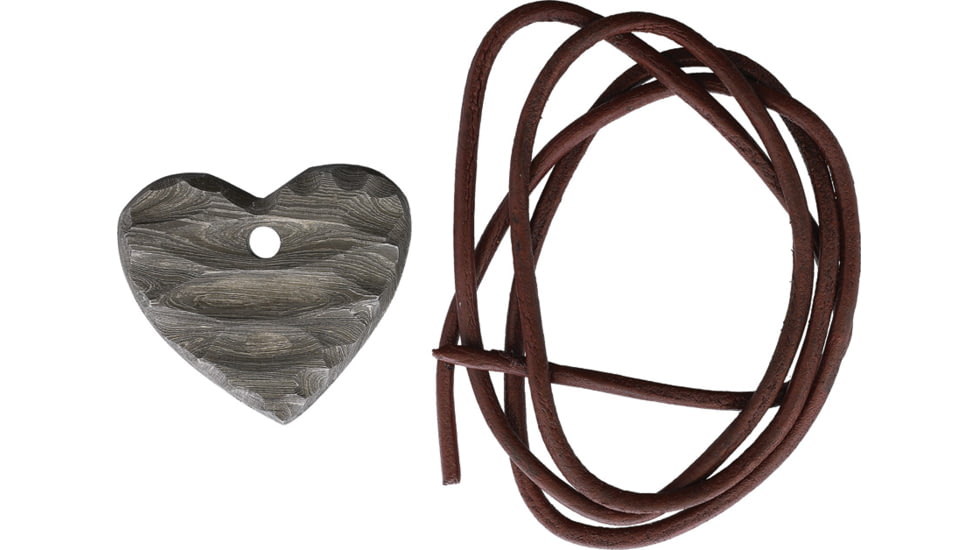 Damascus Heart Pendant