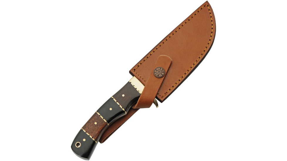 Damascus Hunter Horn/Walnut
