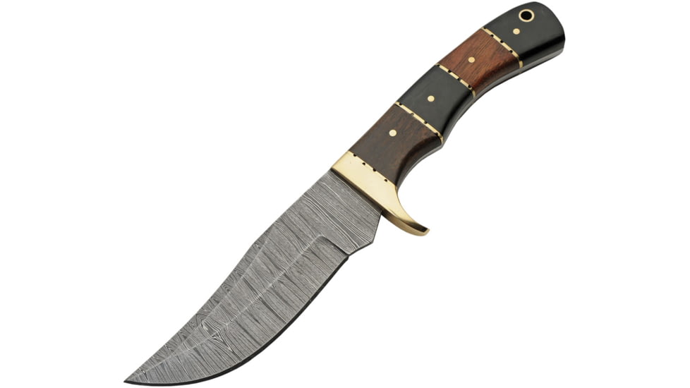 Damascus Hunter Horn/Walnut