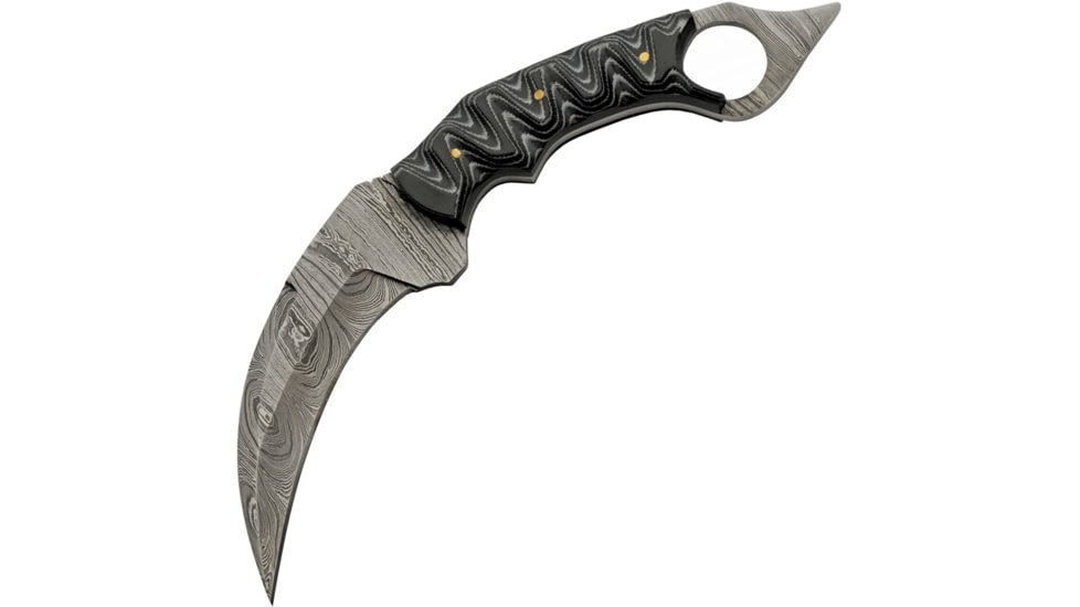 Damascus Karambit Micarta