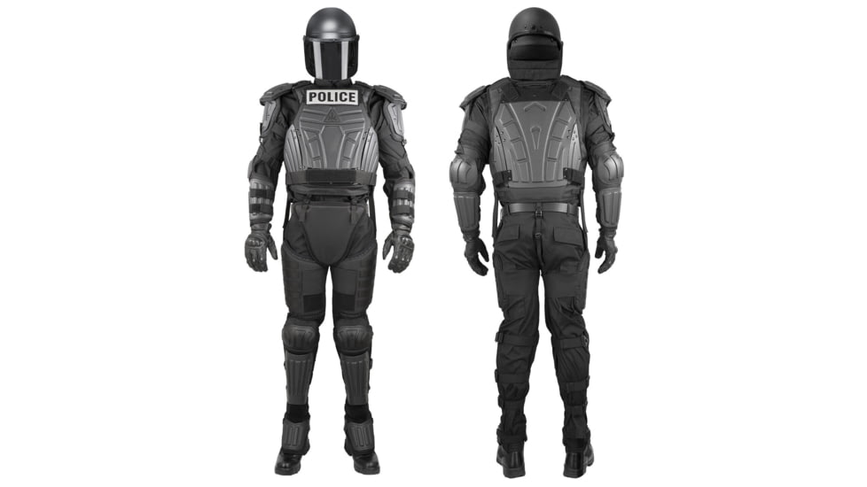 Damascus Protective Gear Phenom6 PX6 Tactical Riot Suit, Black, Extra Large, PX6 -XL